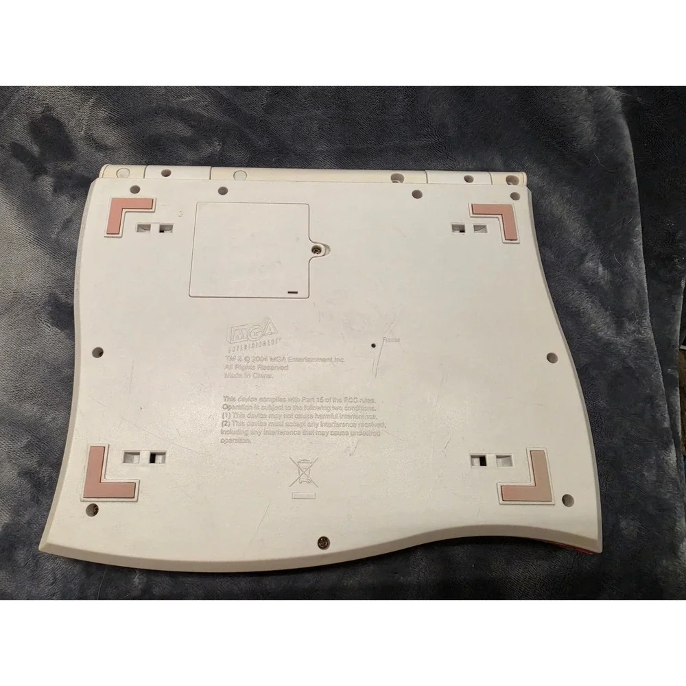 Lil Bratz Learning Laptop 2004 MGA Vintage Pink Y2K Educational Toy for parts